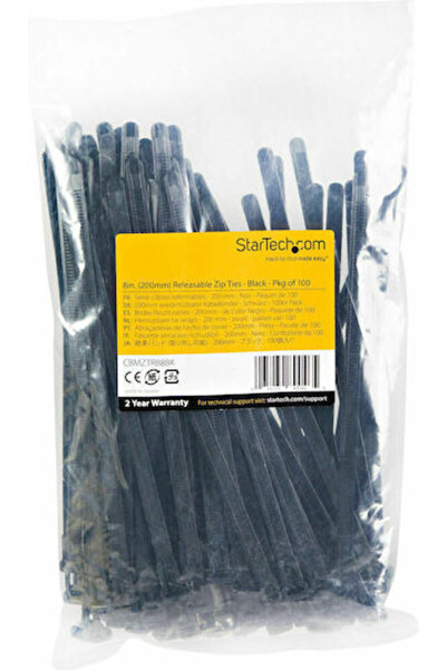 startech Πλαστικά δεματικά καλωδίων 50mm x 7mm σε μαύρο χρώμα (100 τεμάχια) C...