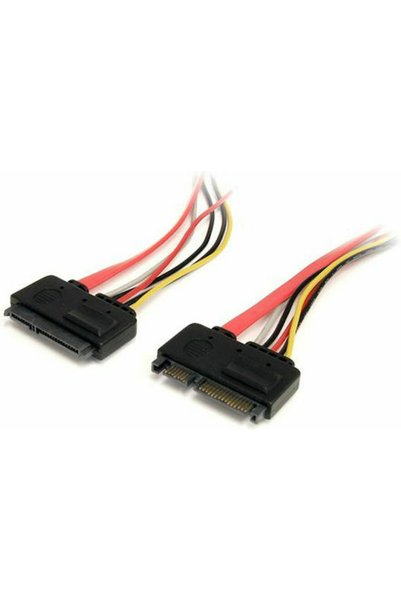 startech Καλώδιο SATA III 22 ακίδων για σκληρό δίσκο 30 εκ. Κόκκινο