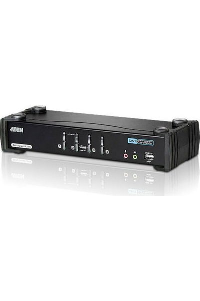 Aten CS1784A Διακόπτης KVM & Δεδομένων με Ήχο DVI USB USB 2.0 USB-B