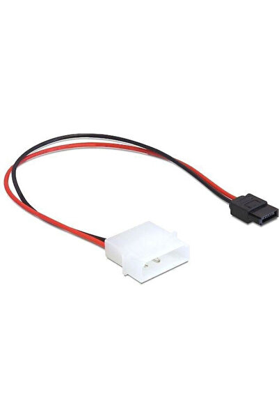DELOCK Καλώδιο Molex 4 ακίδων σε SATA 6 ακίδων 0,24μ Πολύχρωμο (82913)
