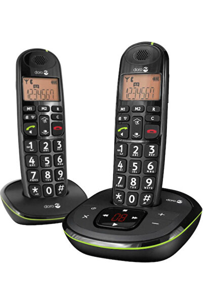 Doro Ticaret Doro PhoneEasy 105wr Ασύρματο Τηλέφωνο Μαύρο