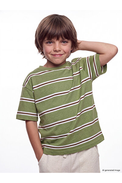 LC Waikiki I Zero Roba Yaka Striped Boy's T-Shirt from the Freezen Store