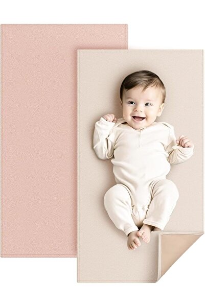 bolivia's Baby Changing Mat, 2-Pack Waterproof Faux Leather Changing Pad, Por...