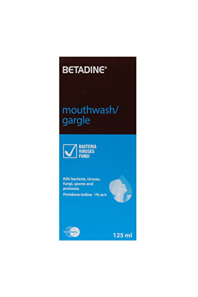 BETADINE MOUTH WASH 125ML
