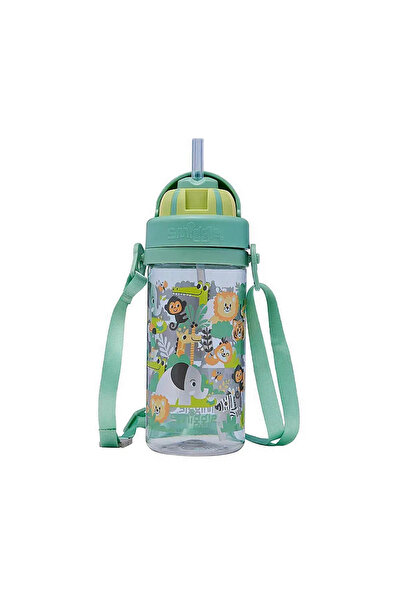 SMIGGLE Little Journeys Mini Plastic Water Bottle 400 ml Green 458385