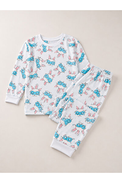 elmas kids Girl's 100% Cotton Long-Sleeve Pajama Set