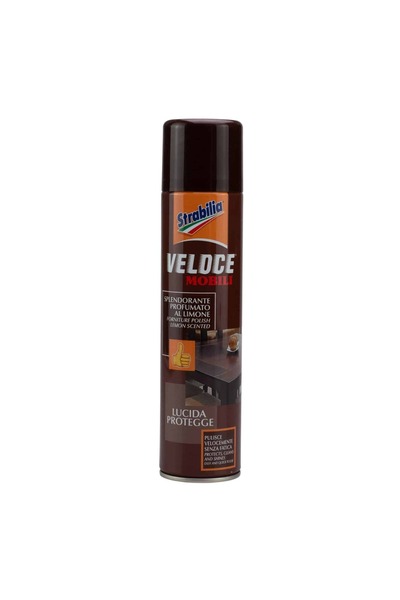 OEM Strabilia Furniture Polish Spray with Lemon Scent Imported from Italy, Cl...