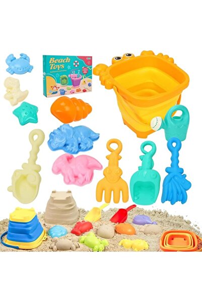 SmartMaster Beach Toys for Kids Toddlers, Sand Bucket and Shovels Set ,Travel...