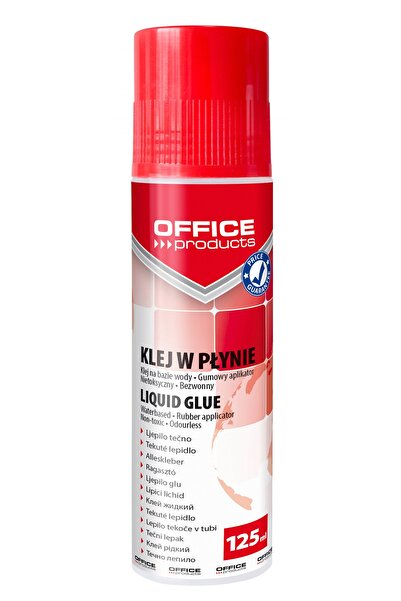 OFFICE products Lipici Lichid 125Ml, Aplicator Cu Cauciuc,