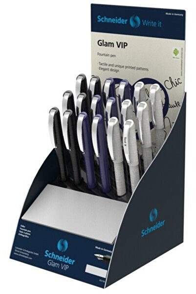 SCHNEIDER Sis Display Glam Vip, 17 Stilouri - (6X S-167733, 6X S-167734, 5X S...