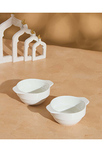 REDTAG White Plain Bowl Set (2 Piece)