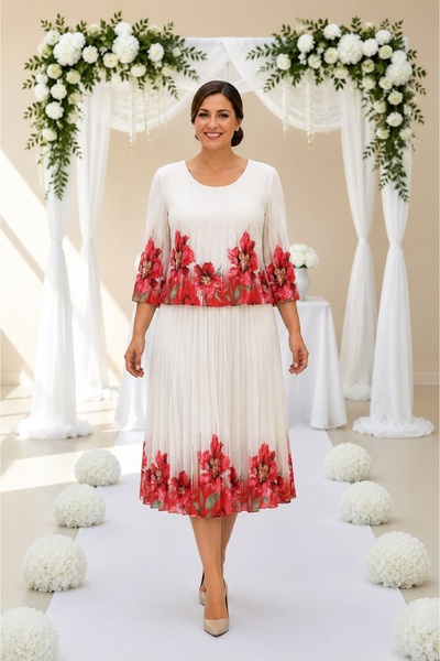 Fashimo Rochie midi cu aspect plisat cod ES11832