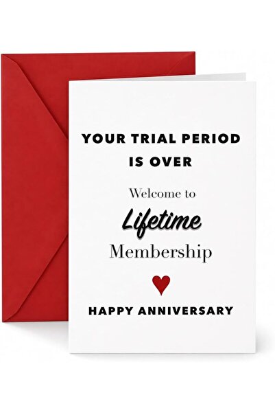 GENERAL Funny Anniversary Card for Husband Wife, No Refunds No Exchanges, Env...