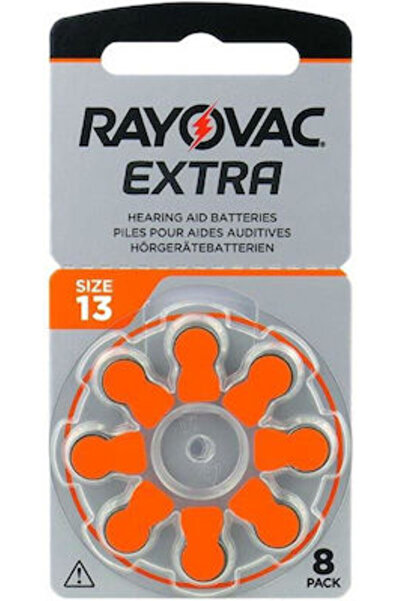 Rayovac Extra Advanced Μπαταρίες Ακουστικών Βαρηκοΐας 13 1.45V 8τμχ