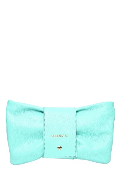 SimpleFind Roberta M Geanta piele -Janina-Turcoaz,Geanta plic piele naturala,...