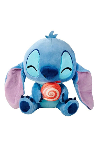Hobibahçem Mey Import ®   Stitch Eating Lollipop Plush 25 cm