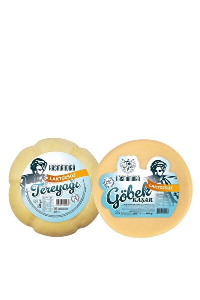Laktozsuz Set - Laktozsuz Tereyağı 400g + Laktozsuz Göbek Kaşar 400g (Şirden Mayalı)