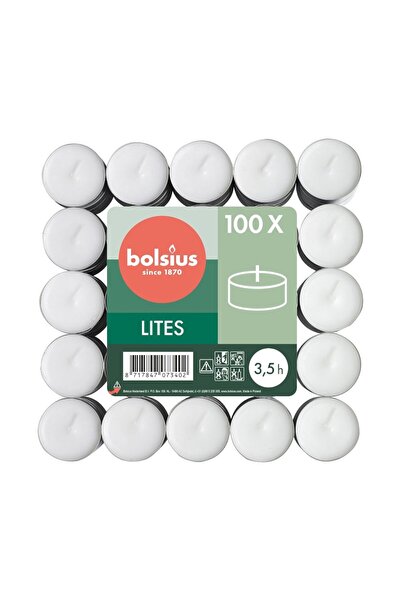 Bolsius Lumanare Pastila Bolsius, 3.5 Ore, 100 Bucati