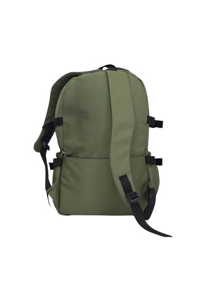 woomino Orthopedic Backpack with Multiple Compartments for Laptop – Large Volume, Water Pocket, Jacquard Lining, Khaki