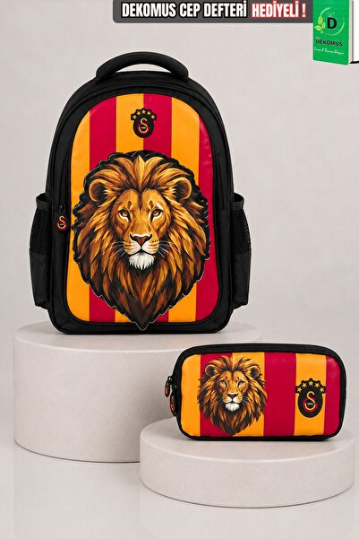Galatasaray X Dekomus Licensed 3D Special Design Leon Printed Large Size Scho...