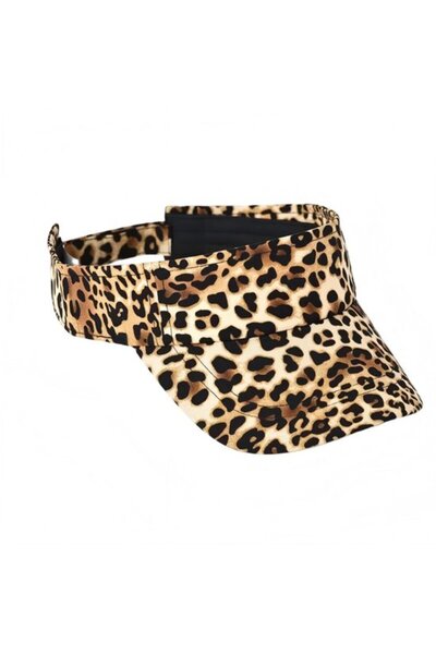 STARSTAR Printed sun hat brown lightweight foldable quick-dry tennis.