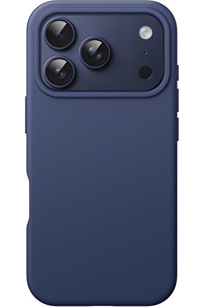 Generic URBAN Silicone Case for iPhone 17 Pro Max, Dark Blue | Silky Soft Tou...