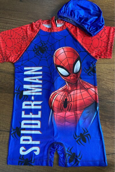 pistyle Boy's Red Jumpsuit Swimsuit