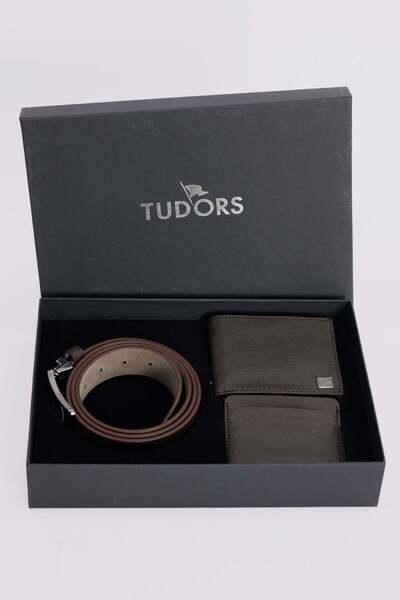 Tudors Special Boxed Men's 3-Piece Gift Set - Dowry Set - Wallet, Card Holder...