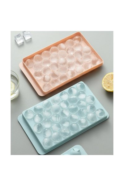 Home 33-Chamber Sphere Ice Mold Pink