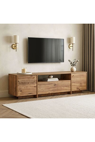 Rani Mobilya Rani Home Tv Ünitesi Atlantik Çam 180 Cm AA-6205