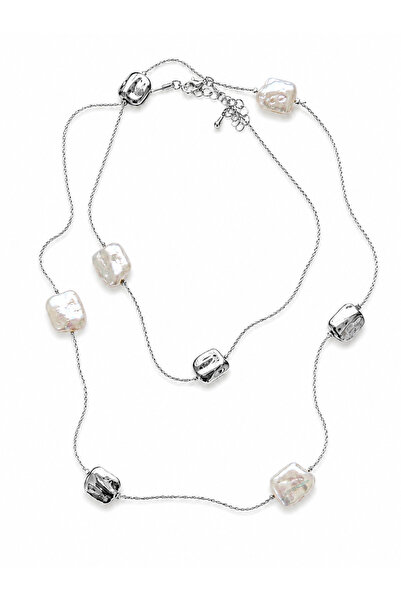 Venus Design Steel Pearl Necklace