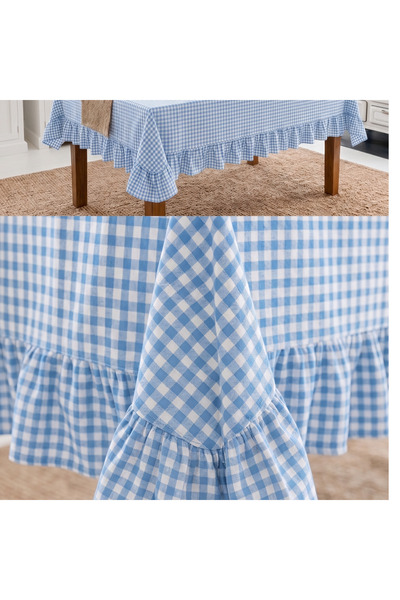 Attolya Tablecloth Checkered Tablecloth Picnic Cloth Seamless Piti Checkered ...