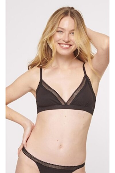 SLOGGI Women's Bra, Go Ribbed, black, XS EU
