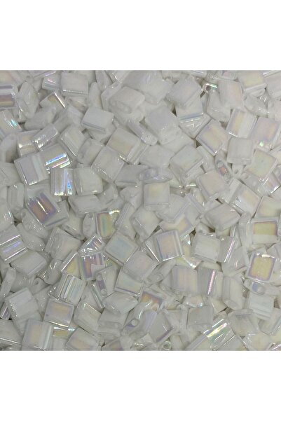 miyuart Miyuki Tila Beads (2 Grams) Bright White Color No: 32 (Tl471)