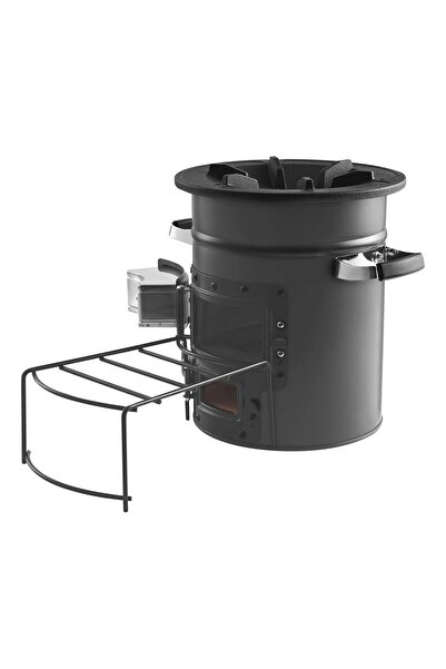 Vivatechnix Soba camping tip racheta, Portabila, Otel, 222 x 300 mm, fara cos...