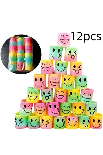 Choice as picture Smile 12pcs 12/24/36pcs Rainbow Magic Springs Circle Toys G...