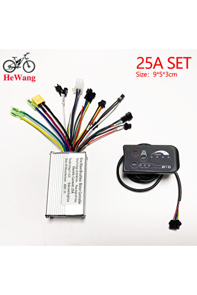 Choice 25A SET 24-48V 350W 500W E-Bike Sine Wave Controller 25A/30A with S810...