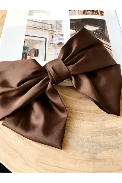 Take Two By Styli Brown Bow Hair Clip