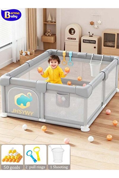 Berma Baby Baby playpen 200*200cm Baby Playpen Large Toddler Playpen Portable...