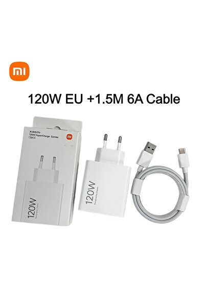 choice2 XIAOMI EU with 1.5M Cable Original 120W Charger Turbo Fast Charge Cha...