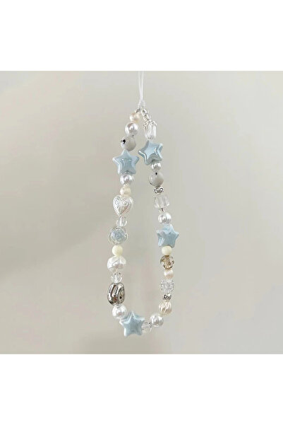 Choice1 Other 1pcs INS Star Pearl Beads Phone Chain Trendy Pendant For iPhone...