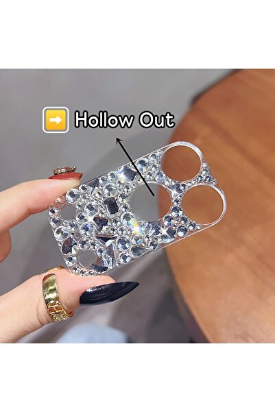 Choice iPhone17 Pro Max Tempered glass WHITE 1PCS Hollow Out Rear Camera Lens...