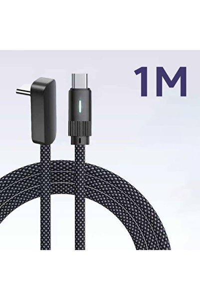 Choice1 1M 100W 90-Degree Type C to Type C Fast Charging Data Cable For IPhon...