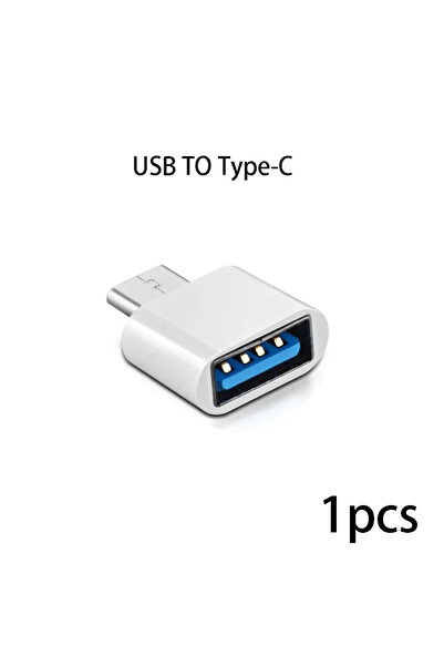 Choice12 White 1Pcs OTG Type C To USB A Adapter USB C Female To USB 3.0 Male ...