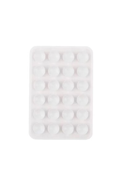 Choice4 White Silicone Suction Phone Holder Mat Multifunctional Suction Cup W...