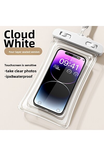 Choice1 white-Airbag model Waterproof Phone Pouch with Touch Screen Capabilit...