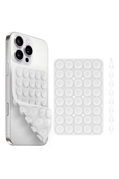 Choice16 Transparent Silicone Suction Cup Phone Holde Multifunctional Fixed A...