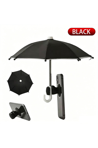 Choice1 BLACK Outdoor Live Phone Mini Umbrella Waterproof Rainproof Universal...