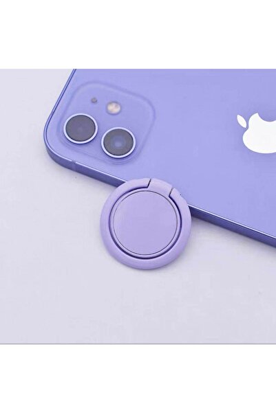 Choice12 PURPLE Phone Case, Ring Buckle, Phone Holder, Metal 360° Rotating Mu...
