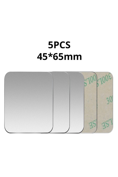 Choice4 5pcs Silver 45x65mm 5/10pcs Phone Metal Plates for Magsafe Cellphone ...